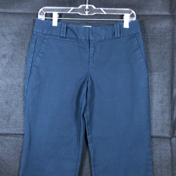 Banana Republic Women Pants Blue Martin Fit Straight Leg Workwear Stretch 6 - Picture 2 of 12